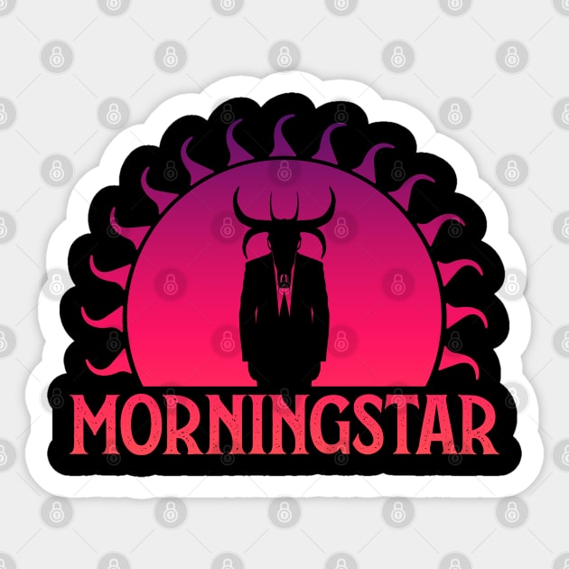 Morningstar (Crimson Dawn): A Bible Inspired Design Sticker by McNerdic